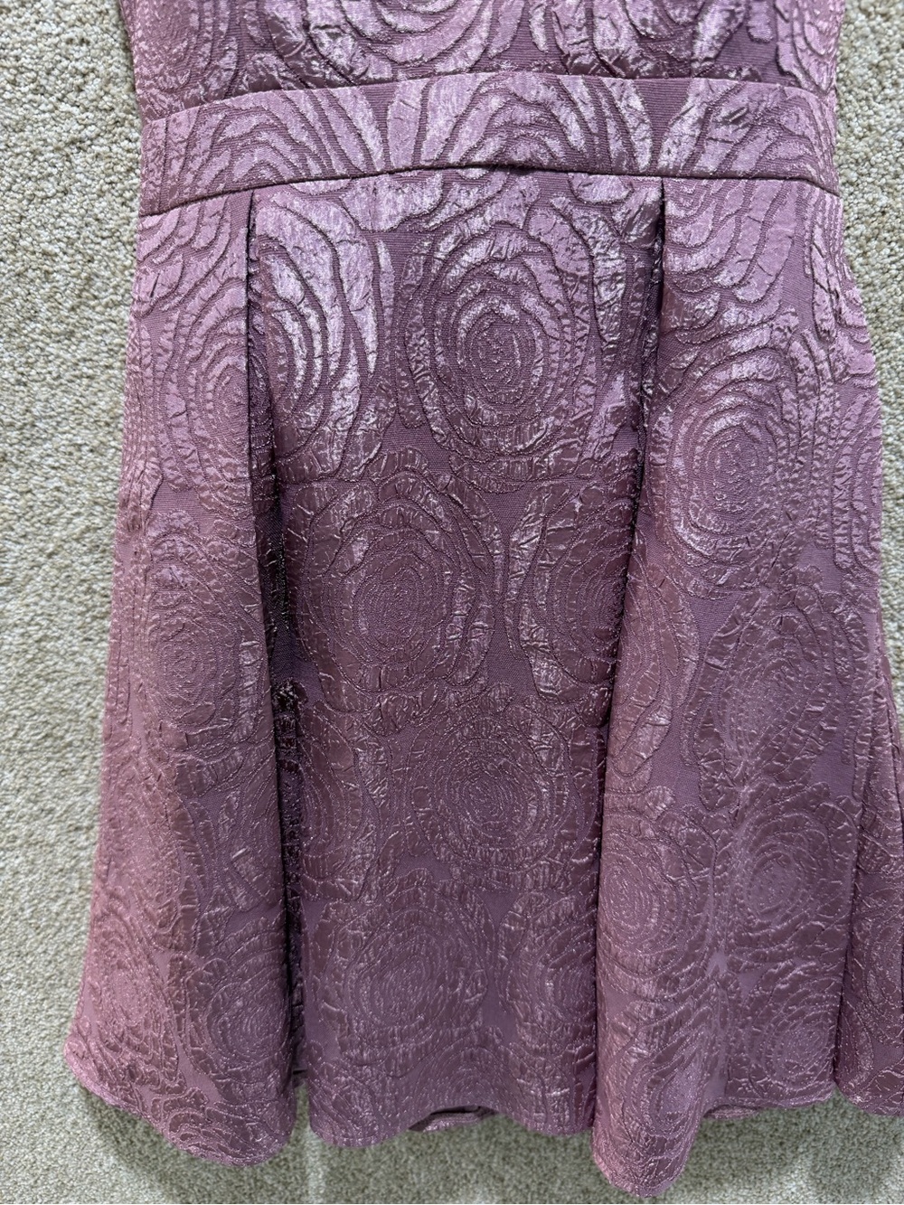 Maueve rosette mini dress pocket coquette balletcore regency wedding guest MED - Picture 6 of 14
